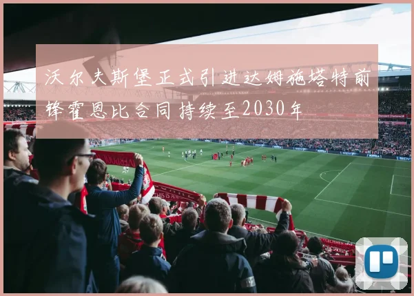 沃尔夫斯堡正式引进达姆施塔特前锋霍恩比合同持续至2030年